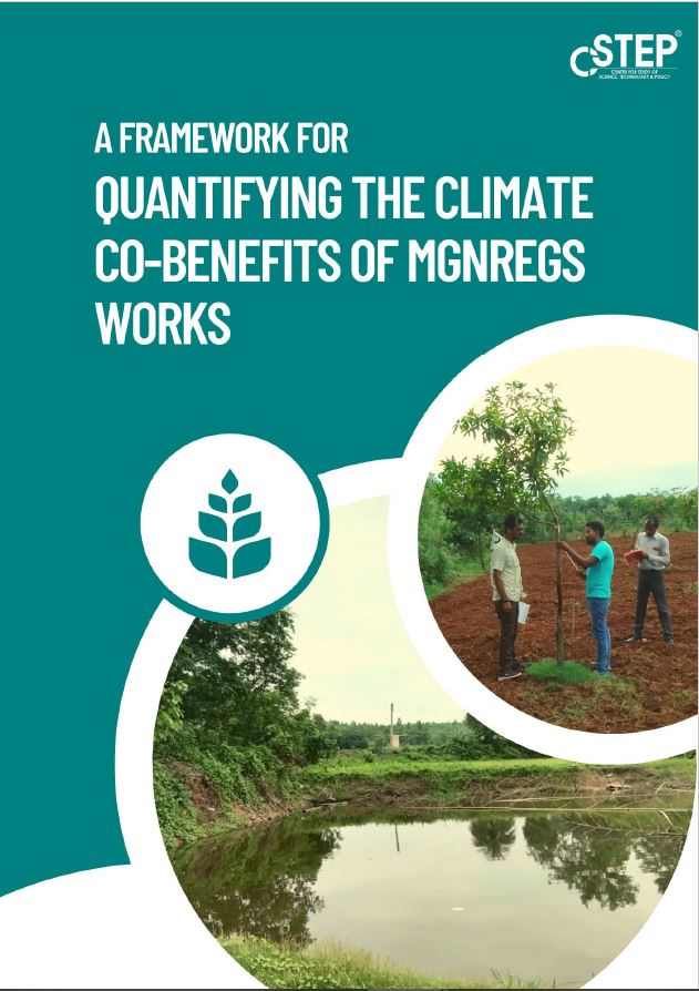 A framework for quantifying the climate co-benefits of MGNREGS works